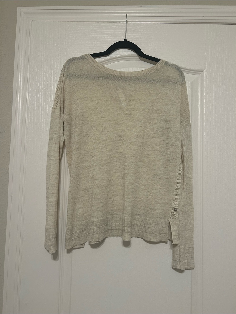 lululemon athletica Lightweight Cream Crewneck Sweater